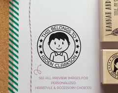 Personalized Custom Bear Rubber Stamp, Custom Bear Name Stamp for Kids –  PinkPueblo