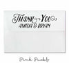 Personalized Thank You Rubber Stamp - PinkPueblo