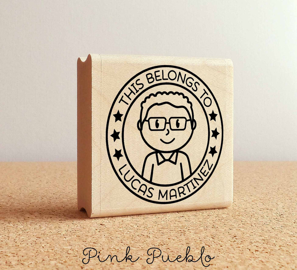 Personalised Name Stamp for Children Kids, Self Inking Clothes Labelling  Custom