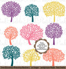 Tree Silhouettes Photoshop Brushes 2 - PinkPueblo