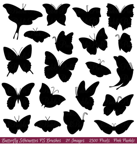 Butterfly Photoshop Brushes - PinkPueblo