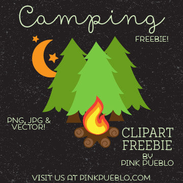 Camping Freebie - Great for Camping and Glamping Invites - PinkPueblo