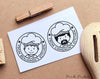 Personalized From the Kitchen of Stamp, Cooking Gift or Baking Gift, Gifts for Men - Choose Hairstyle and Accessories - PinkPueblo
