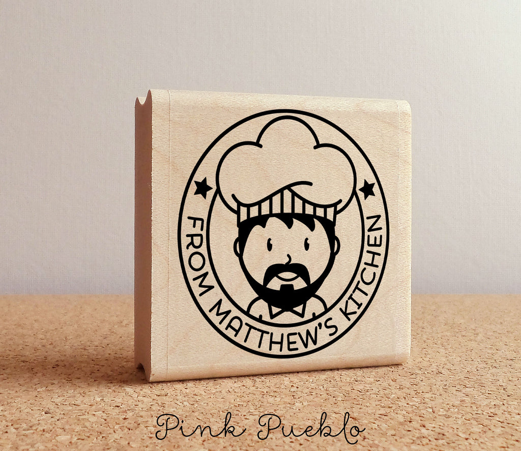 Personalized From the Kitchen of Stamp, Cooking Gift or Baking