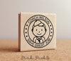 Coach Rubber Stamp, Male Coach or Teacher Rubber Stamp, Personalized Teacher Gift - Choose Hairstyle and Accessories - PinkPueblo