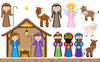 Christmas Nativity Clipart & Vectors - PinkPueblo