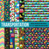 Transportation Papers or Backgrounds - PinkPueblo