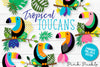 Tropical Toucan Clipart and Vectors - PinkPueblo