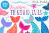 Mermaid Tail Clipart and Vectors - PinkPueblo