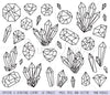 Crystal & Gemstone Clipart and Vectors - PinkPueblo