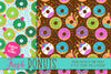 Seamless Donut Backgrounds or Papers - PinkPueblo