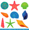 Shells and Sand Clipart & Vectors - PinkPueblo