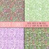 Easter Floral Papers and Patterns - PinkPueblo