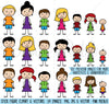Stick Figure Family Clipart & Vector - PinkPueblo