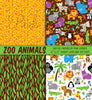 Zoo Animal Patterns and Backgrounds - PinkPueblo