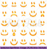 Halloween Ghost or Pumpking Faces Clipart & Vectors - PinkPueblo