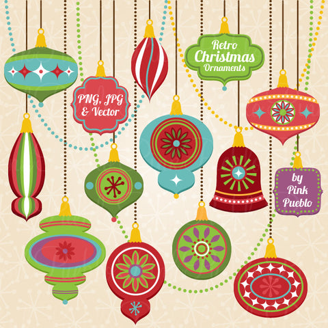 Christmas Ornament Clipart & Vectors - PinkPueblo