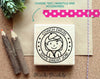 Personalized Female Coach Rubber Stamp, Coach or Teacher Stamp, Personalized Coach or Teacher Gift - Choose Hairstyle and Accessories - PinkPueblo