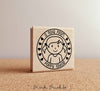 Personalized Name Rubber Stamp for Girls - PinkPueblo