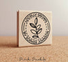 Personalized Locally Grown Rubber Stamp, Custom Locally Grown Food Stamp - PinkPueblo