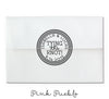 Personalized Wedding Stamp - Tying the Knot - PinkPueblo