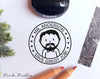 Mini Self Inking Teacher Stamp, Personalized Teacher Gifts - Choose Hairstyle and Accessories