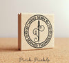 Personalized Sewing Rubber Stamp, Hand Sewn By Needle and Thread Custom Stamp - PinkPueblo