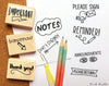 Teacher Stamps for Parent Communication, Teacher Stamps for Grading, Teacher Stamp Set - PinkPueblo
