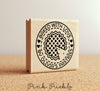 Baked with Love Stamp, Baked by Stamp, Baked Goods Label Stamp - Personalized - PinkPueblo