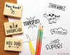 Reward Stamps for Teachers, Teacher Stamps Set, Teacher Stamps for Grading - PinkPueblo