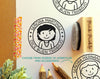 Spanish Teacher Stamp, Personalized Teacher Rubber Stamp, Spanish Teacher Gift - Choose Hairstyle and Accessories - PinkPueblo