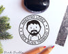 Mini Self-Inking Male Spanish Teacher Stamp, Personalized Teacher Gift for Men