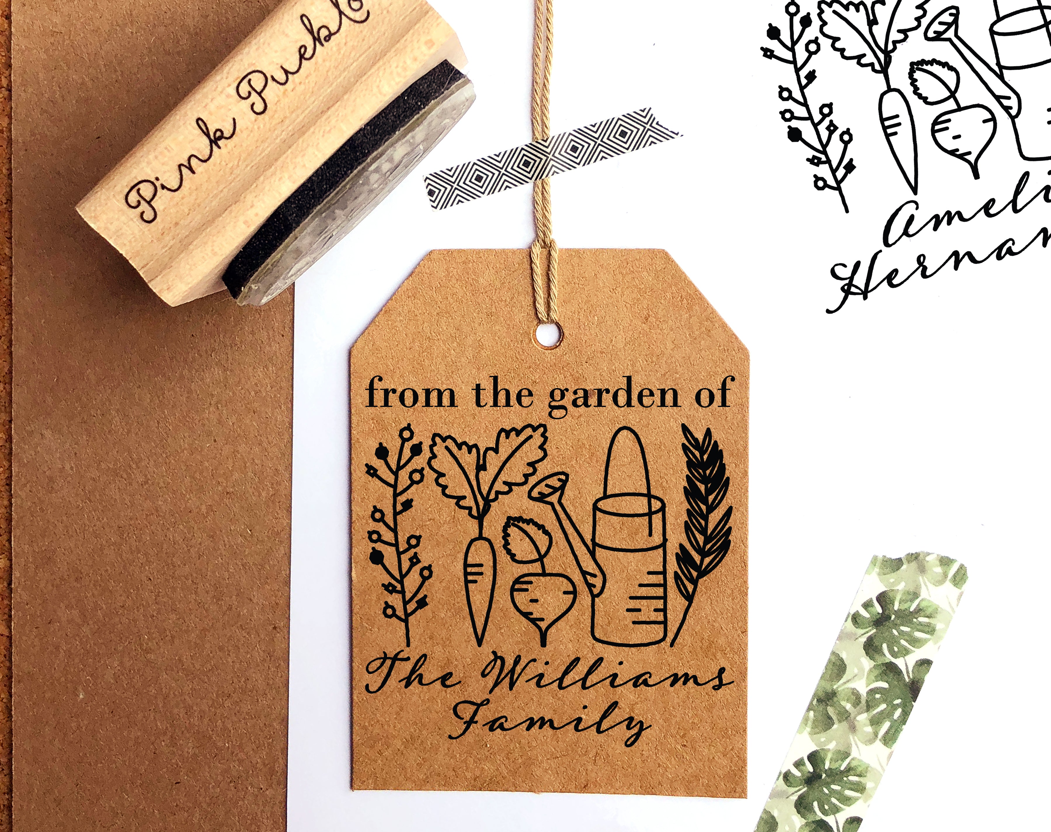 From the Garden of Seed Packet Stamp - Personalized Rubber Stamp Gift –  PinkPueblo
