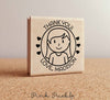 Personalized Children's Thank You Stamp - PinkPueblo