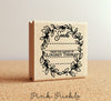 From the Garden of Seed Packet Stamp - Personalized Rubber Stamp Gift for Gardeners